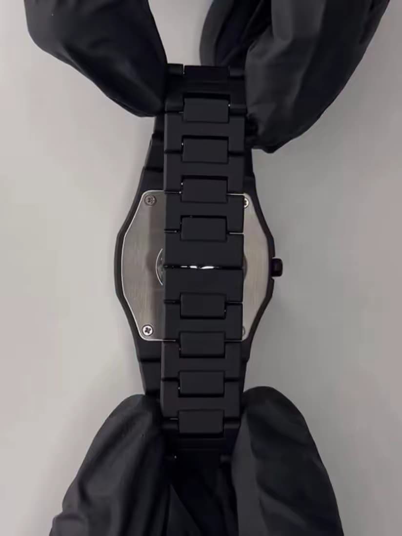 🖤 Premium Arabic Men’s Black Watch Stainless Steel - Minimalist & Bold Design ⌚