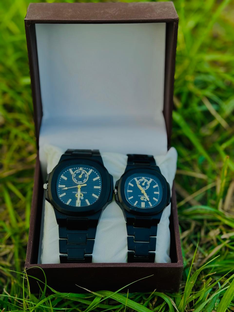 Premium High Quality Couple (2) Watches – Together in Time, Forever in Love ⌚