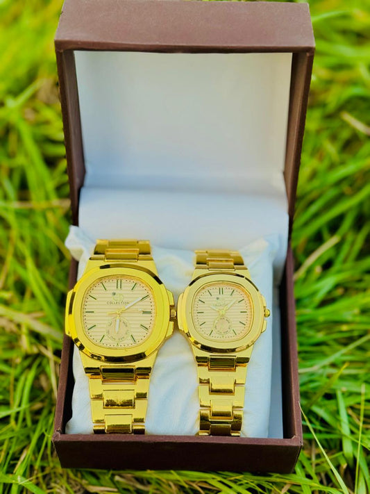 Premium High Quality Couple (2) Watches – Together in Time, Forever in Love ⌚