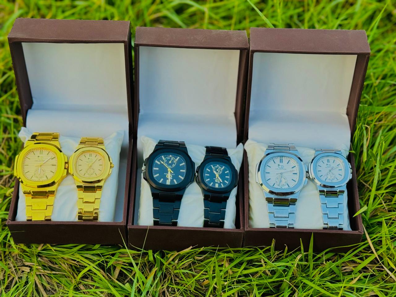 Premium High Quality Couple (2) Watches – Together in Time, Forever in Love ⌚